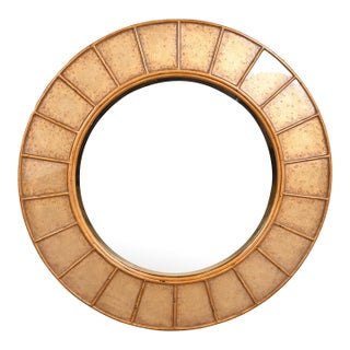 Theodore Alexander Monumental Contemporary Gold Gilt Wall Mirror For Sale