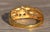 Contemporary The Charis: Ladies 18K Yellow Gold Wide Band set with Diamonds For Sale - Image 3 of 9