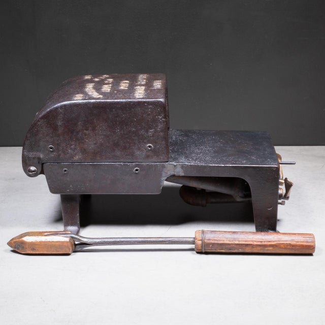 Early 20th Century Antique Johnson No.101 Soldering Furnance and Copper Iron c.1918 For Sale - Image 5 of 13