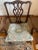 Mid 20th Century Mid 20th Century Set of 8 Vintage Chippendale Dining Chairs For Sale - Image 5 of 8