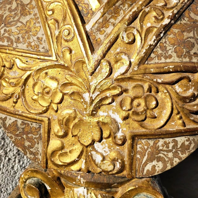 Gold Unknown, Bust of Saint or Bishop, 17th-18th Century, Gilded Wood For Sale - Image 8 of 18