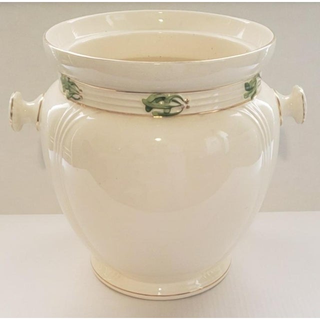 A substantial and beautifully proportioned antique Royal Bonn porcelain jardinière by Franz Anton Mehlem of Bonn, Germany,...