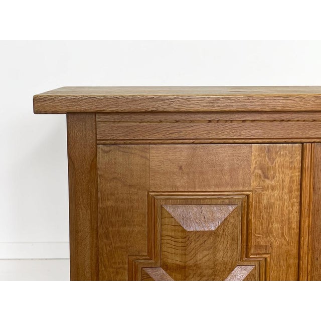 Vintage Oak Sideboard by Henning Kjærnulf for Nyrup Furniture Factory, Denmark, 1960s For Sale - Image 17 of 18