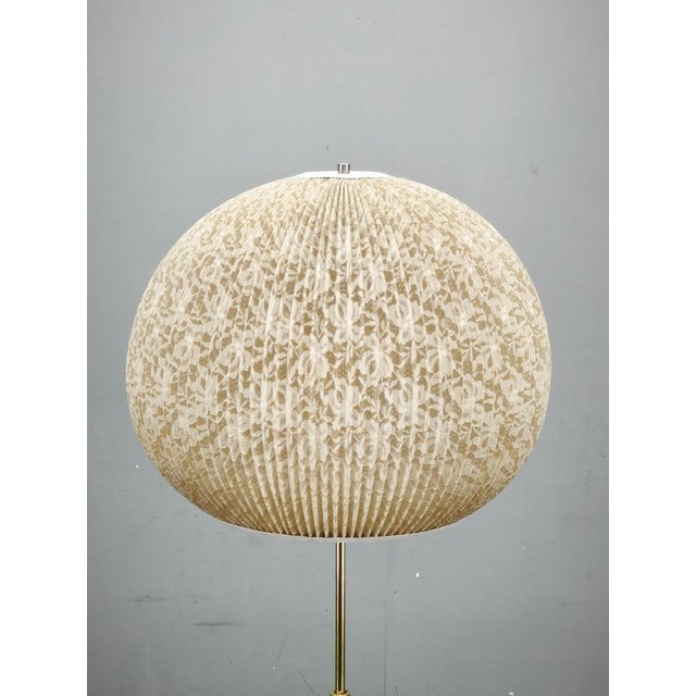 Mid-Century German Floor Lamp with Globe Shade, 1960s For Sale - Image 11 of 13