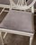 French Provincial Set of Six Swedish Gustavian-Style Painted Dining Chairs, 20th Century For Sale - Image 3 of 13