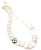 1980s Tiffany & Co. Angela Cummings Yellow Gold Mother of Pearl Malachite Inlaid Necklace For Sale In Philadelphia - Image 6 of 15