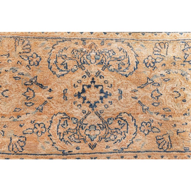 Authentic 19th Century Persian Kirman Beige Carpet For Sale In New York - Image 6 of 7