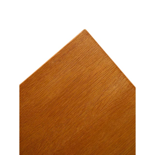 1960s Vintage Danish Desk in Light Teak, 1960s For Sale - Image 5 of 9