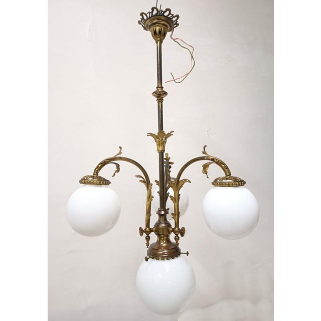 Modern Modern Golden Lamp For Sale - Image 3 of 12