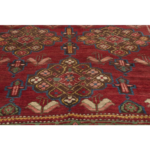 Late 19th Century Late 19th Century Caucasian Karabagh Rug, 04'07 X 14'07 For Sale - Image 5 of 10