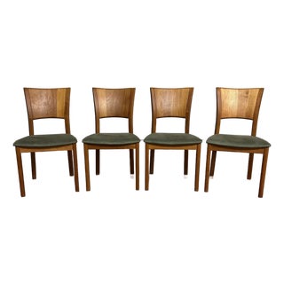 Danish Solid Teak Dining Chairs by Holstebro Mobelfabrik - Set of 4 For Sale
