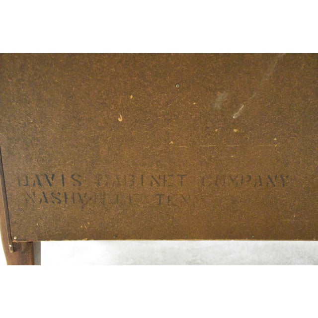 1960s Walnut Tall Mid Century Modern Dresser by Davis Cabinet Company For Sale - Image 10 of 11