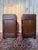 Art Deco Bedside Tables in Oak and Marble, 1930s, Set of 2 For Sale - Image 4 of 7