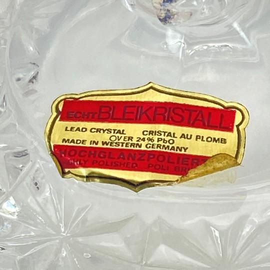 Vintage Hofbauer “Byrdes” Ruby Crystal Candy Dish / Jar With Lid For Sale - Image 12 of 17