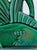 Ceramic Art Deco Emerald Green Ceramic Deer Sculpture by Charles Lemanceau for Saint-Clément, France, 1930s For Sale - Image 7 of 14