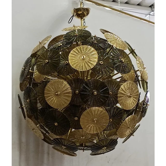 Mid-Century Modern Mid-Century Murano Glass Sputnik Chandelier, 2000 For Sale - Image 3 of 9