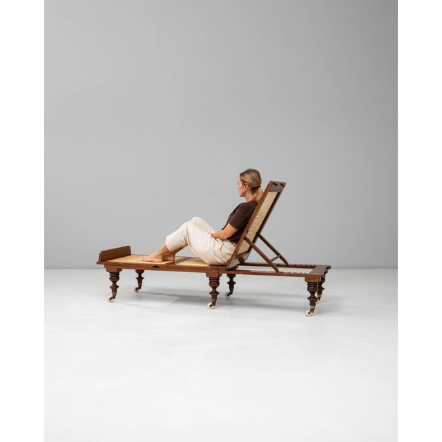 Wood 1900s English Victorian Mahogany Folding Daybed By Robinson & Sons For Sale - Image 7 of 18