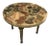 Italian Specimen Side or Accent Table With Stone Top and Brass Legs For Sale