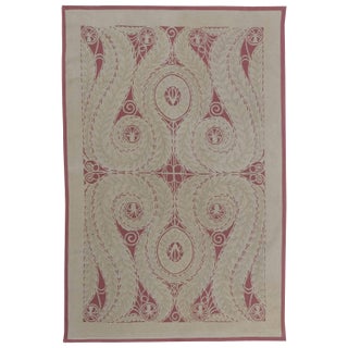 Contemporary Viennese Design Flat Woven Rug by Doris Leslie Blau For Sale