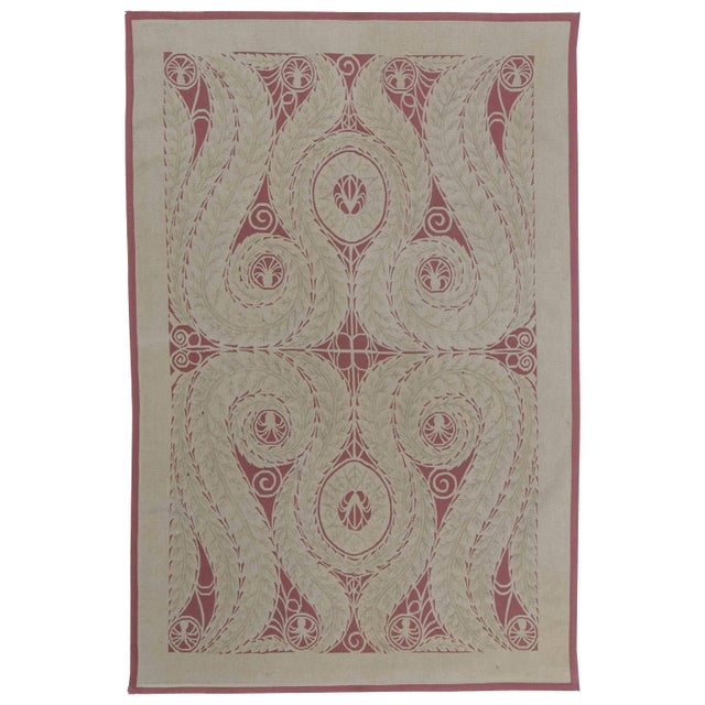 Contemporary Viennese Design Flat Woven Rug by Doris Leslie Blau For Sale