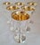 An impressive set of vintage English sterling silver goblets or chalices by Camelot Silverware Ltd, crafted in Sheffield...