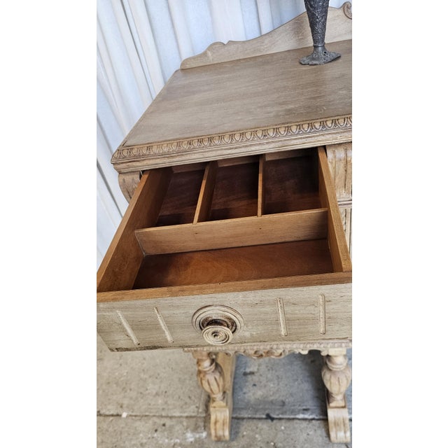 1930s Farm House, Jacobean Sideboard Buffet, Walnut Wood For Sale - Image 13 of 15