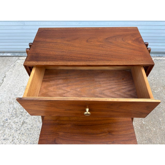 1960s Kipp Stewart for Drexel Declaration Endtable/ Nightstand For Sale In Philadelphia - Image 6 of 12