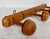 French Country Early 1900s French Faux Bamboo Four Peg Coat/Hat Rack For Sale - Image 3 of 12