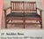 Wood Stickley Brothers Grand Rapids Antique Settle Model #3887 - Quarter Sawn Oak and New Red Leather Seat - Circa 1910 For Sale - Image 7 of 7