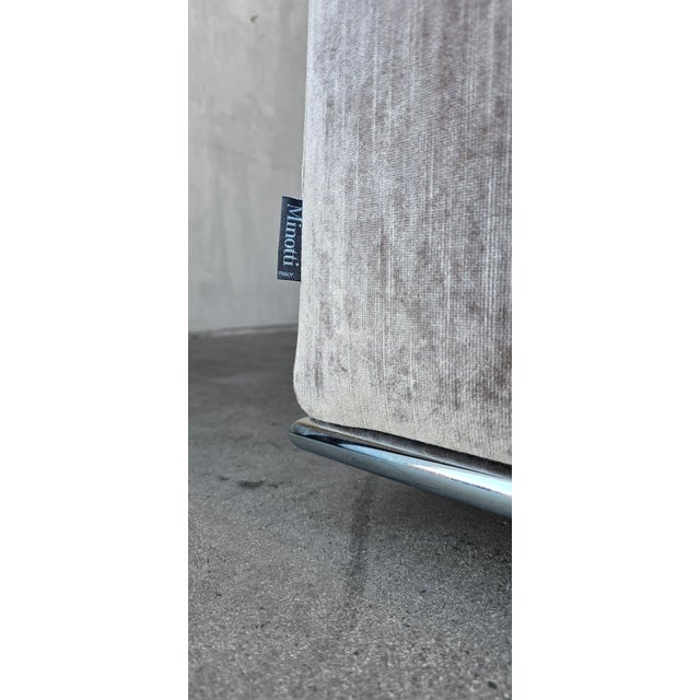 Champagne Massive 5 Piece Modular Sectional Sofa by Minotti For Sale - Image 8 of 13