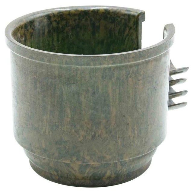 Plastic Vintage Set of Bakelite Ashtrays in Container, 1930s, Set of 5 For Sale - Image 7 of 7