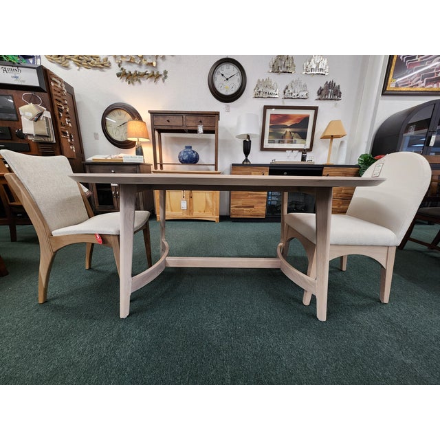 Mila Amish Made Dining Table by Fusion Designs For Sale In Portland, OR - Image 6 of 7