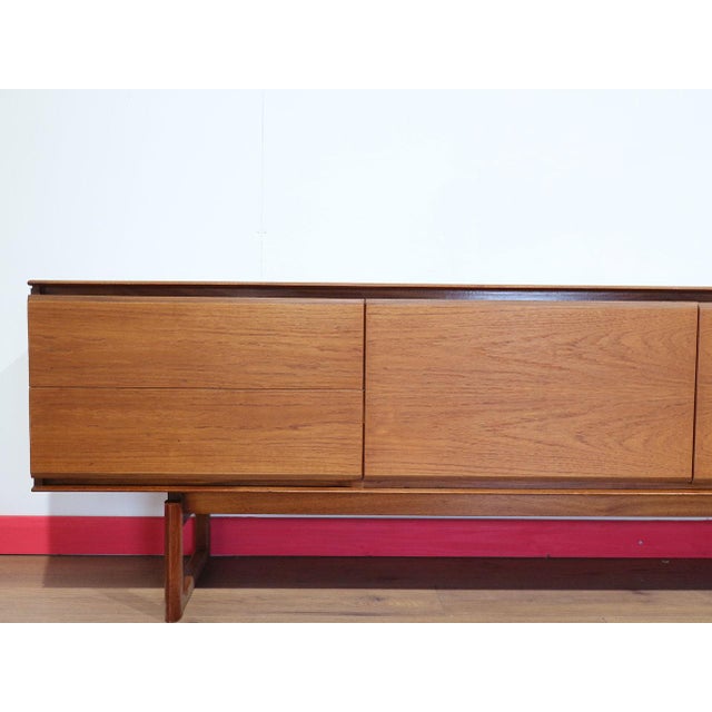 Mid Century Modern Vintage Teak Credenza Sideboard by White and Newton For Sale - Image 4 of 15