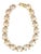 Vintage Anne Klein Lucite and Gold Filled Loop Ball Necklace, 1980's For Sale