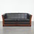 Art Deco Decoforma Series Black Leather 2.5-Seater Sofa with Woodwork from Schuitema For Sale - Image 13 of 13