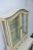 French Painted Tall Secretary Desk With Display Cabinet Bookcase For Sale - Image 10 of 12