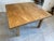 Solid Wood Farmhouse Table For Sale - Image 4 of 9