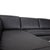 Leather Corner Black Sofa with Manual Function by Ewald Schillig For Sale - Image 6 of 17