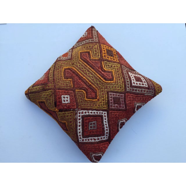Vintage Kilim Pillow Cover - 16" X 16" For Sale - Image 4 of 6