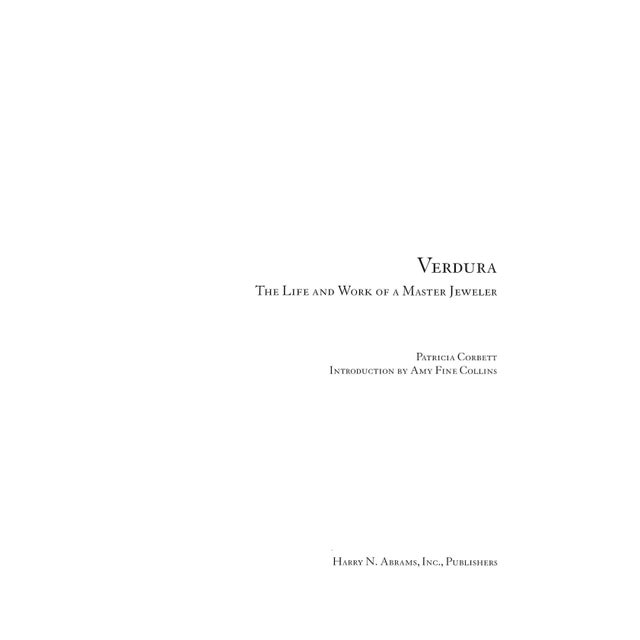 Traditional "Verdura: The Life and Work of a Master Jeweler" 2002 Corbett, Patricia For Sale - Image 3 of 11