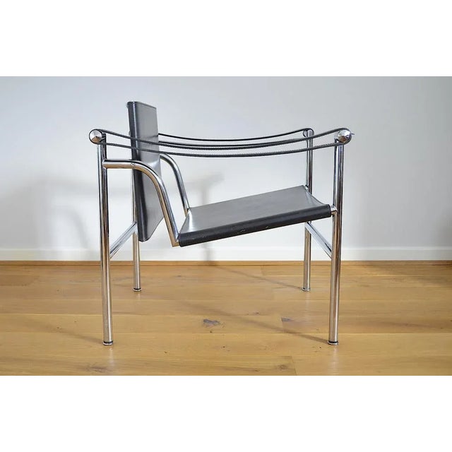 Black LC1 Armchair by Le Corbusier for Cassina For Sale - Image 8 of 15