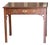 Late 18th Century George III Mahogany Side Table With Pierced Brackets For Sale