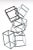 Contemporary Monumental Steel Cube Stacked and Angled Tall Sculpture For Sale - Image 3 of 11