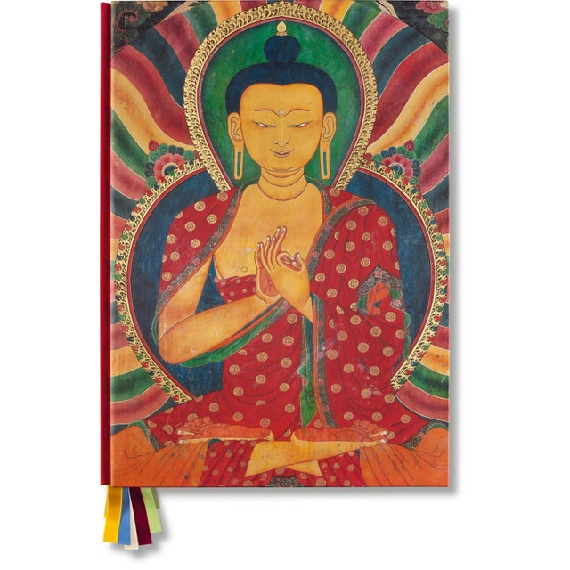 TASCHEN Thomas Laird "Murals of Tibet" Painting Collection Autographed by the Dalai Lama Collector's Edition with Book Stand For Sale - Image 4 of 13