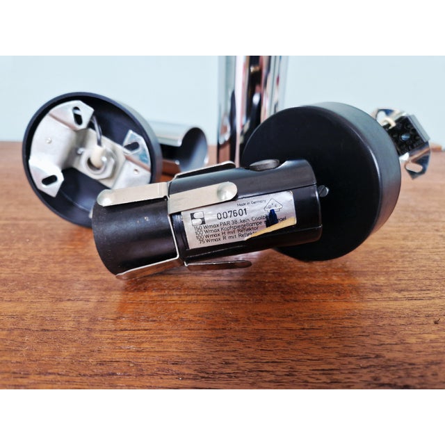 Tubular Chromed Metal Articulated Wall Lights by Staff Leuchten, Germany, 1970, Set of 2 For Sale - Image 16 of 18