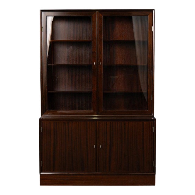 Mid-Century Mahogany Bookcase, 1970s For Sale