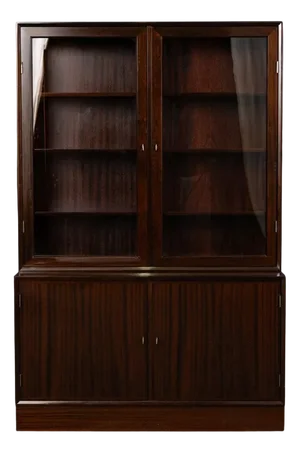 Mid-Century Mahogany Bookcase, 1970s