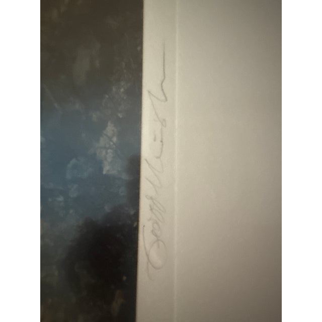 Large framed limited edition photograph titled “Pozos, Mexico,” hand-signed and numbered 6/25 in pencil. This piece...