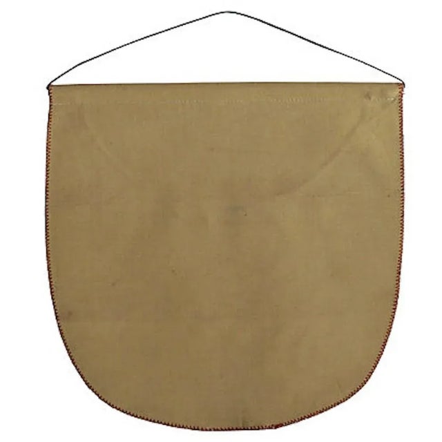 Circa 1940 old store stock canvas hanging clothespin bag with advertisement for Chas. W. Rice & Co. of Union City,...