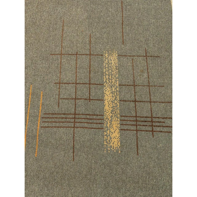 Mid-Century Modern Wool Rug, 1950s For Sale - Image 4 of 13